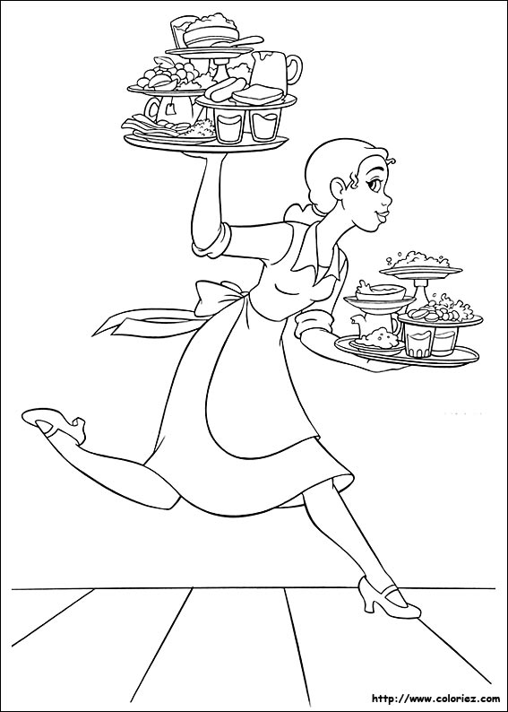 Coloring Pages © Princess & The Frog