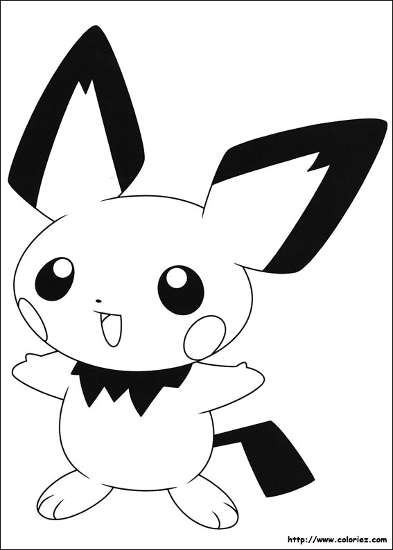 Coloriage Pokemon kawaii. (Coloriage Pokemon)