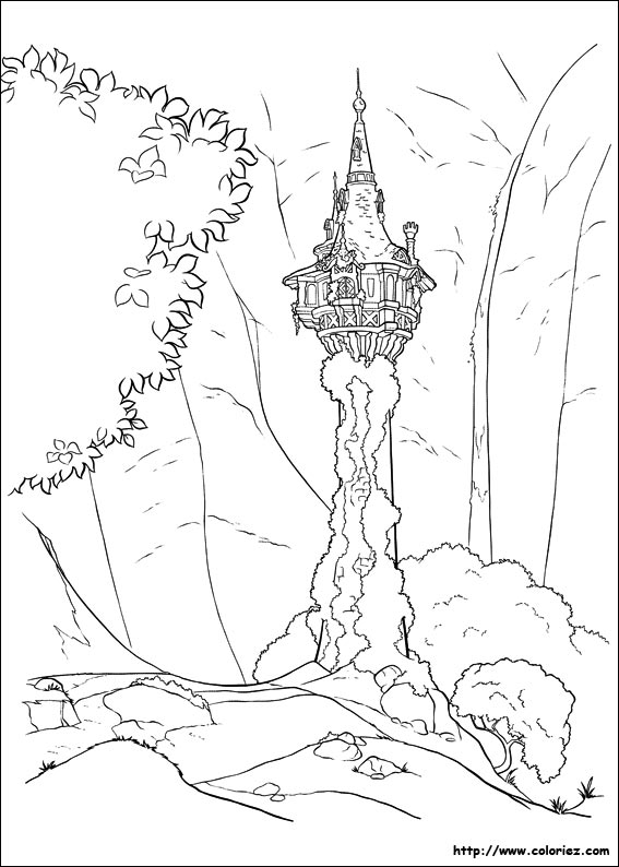 Coloring pages © Tangled