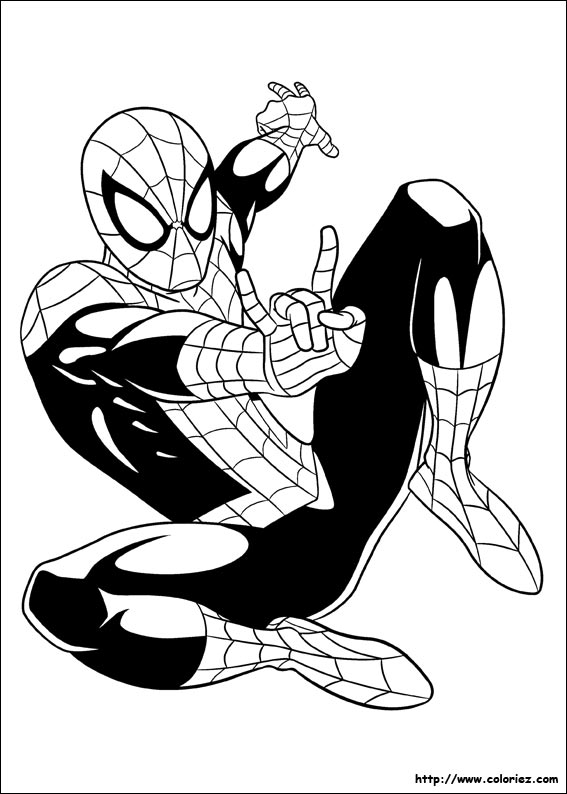 Coloriages Spiderman à imprimer